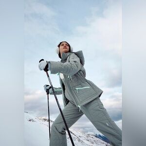 NWOT Free People Movement All Prepped Ski Jacket Sage